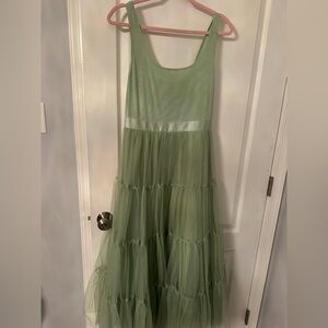 Alice + Olivia Light Sage Green Dress